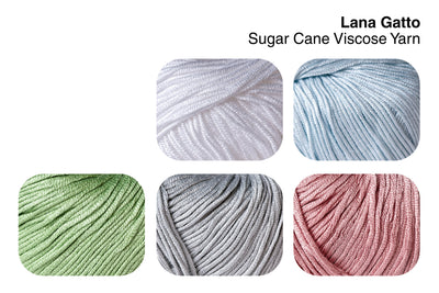 100% Sugar Cane Yarn, Carnation Pink