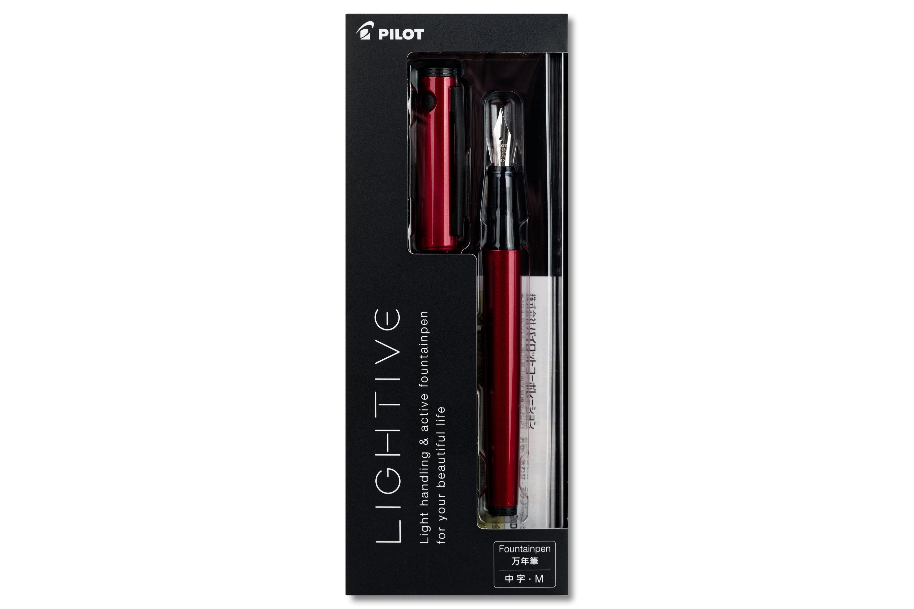 Pilot Explorer Fountain Pen, Metallic Red