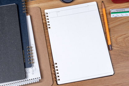 Logical Prime Split-Ring Notebook, Chocolate/Dot Grid