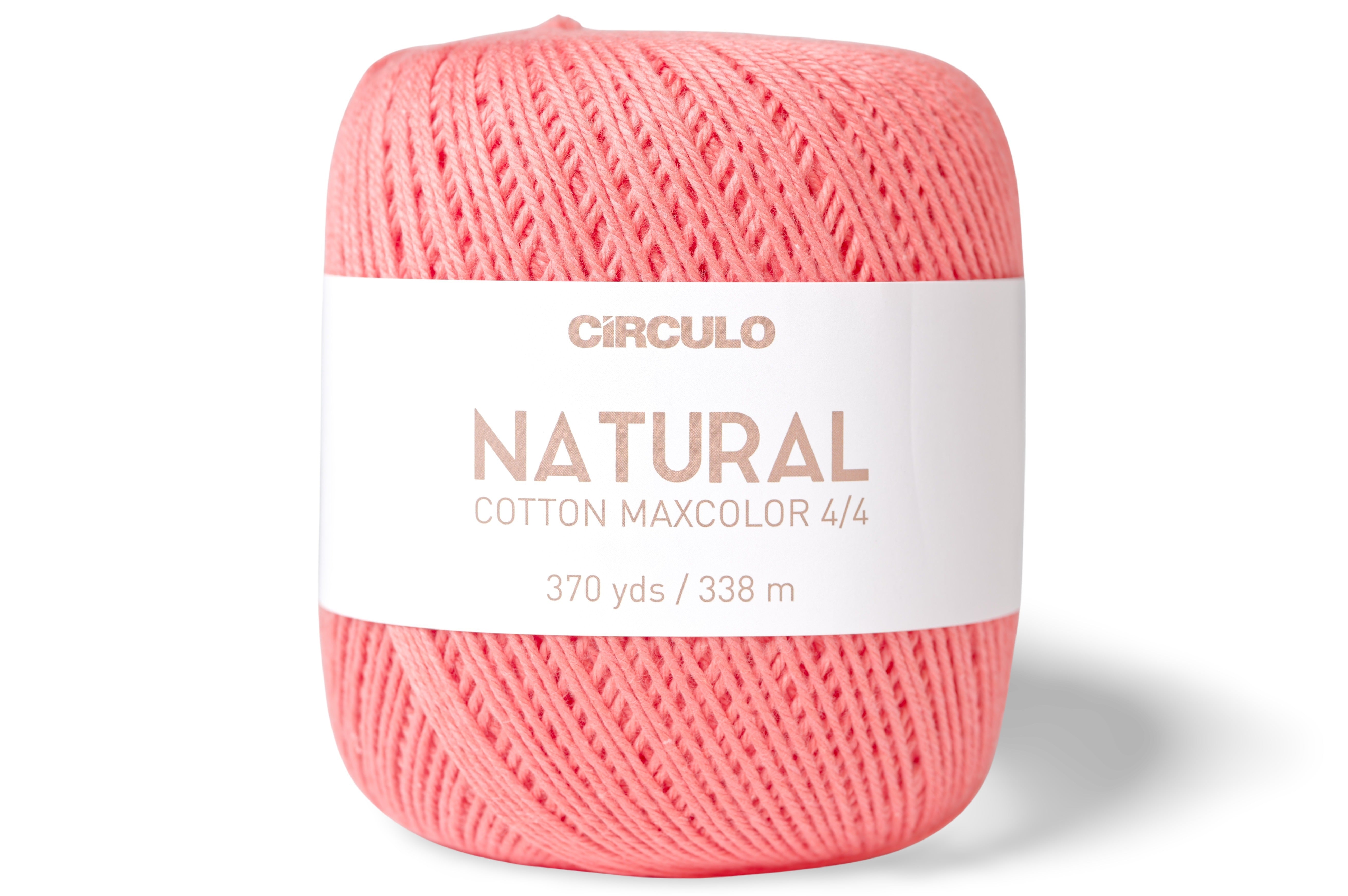 Natural Cotton Maxcolor 4/4 Yarn, #4004 Coral