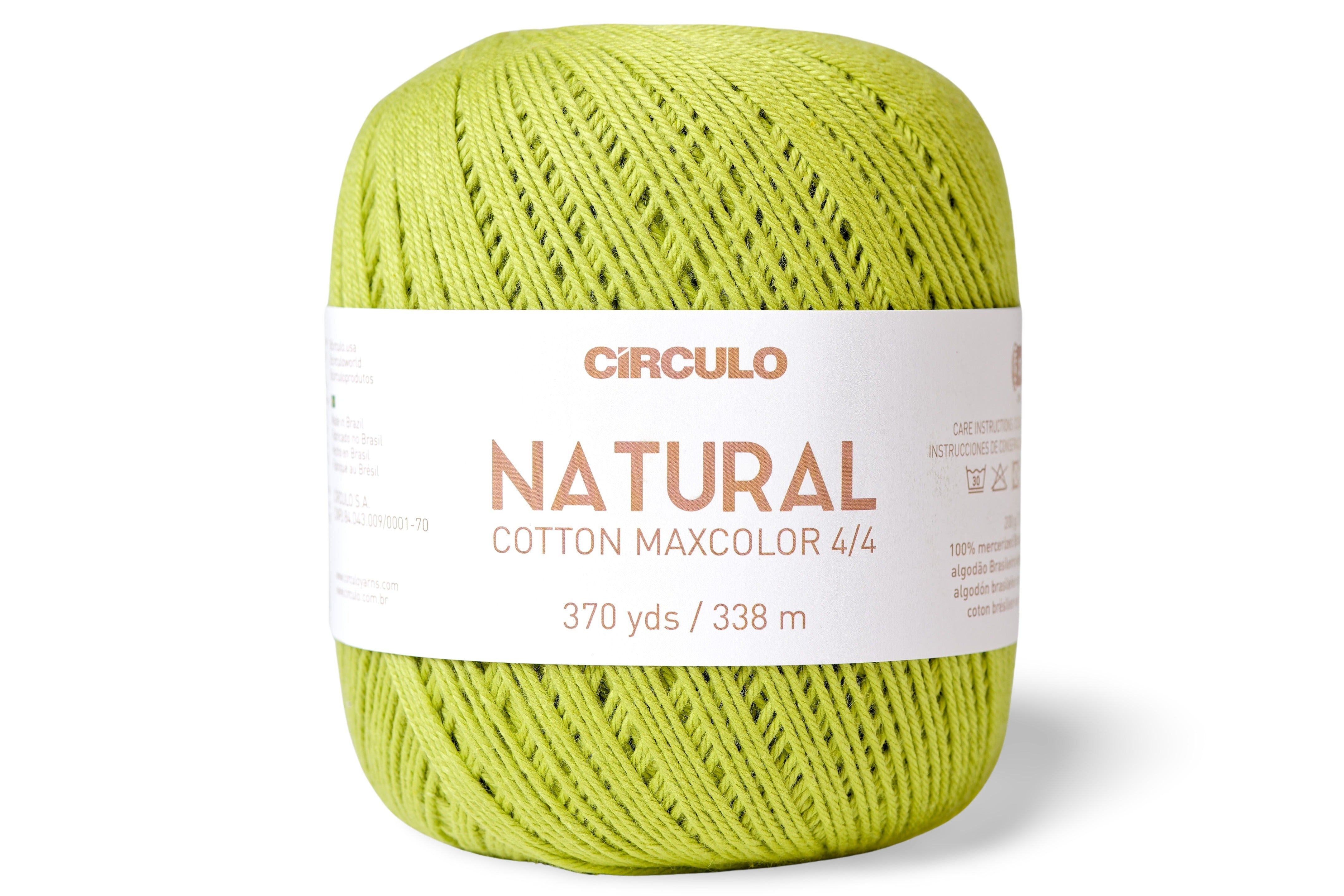 Natural Cotton Maxcolor 4/4 Yarn, #5800 Pistachio