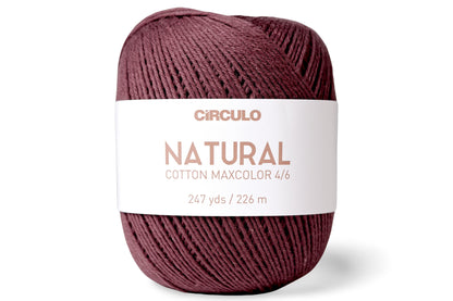 Natural Cotton Maxcolor 4/6 Yarn, #7311 Tobacco