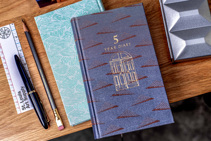 Five Year Diary, Kyo-Ori Textile Cover (Limited Edition)