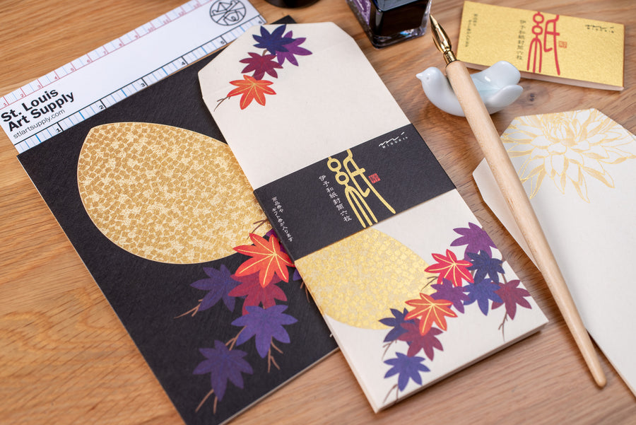 Midori Seasonal Envelopes, Autumn 2023, Moonlight