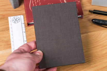 Kakimori Mini Note Cover, Shimada Grey