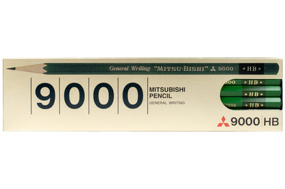 Mitsubishi 9000 Pencil, HB, Set of 12