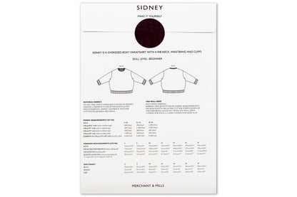 The Sidney Sweatshirt Sewing Pattern