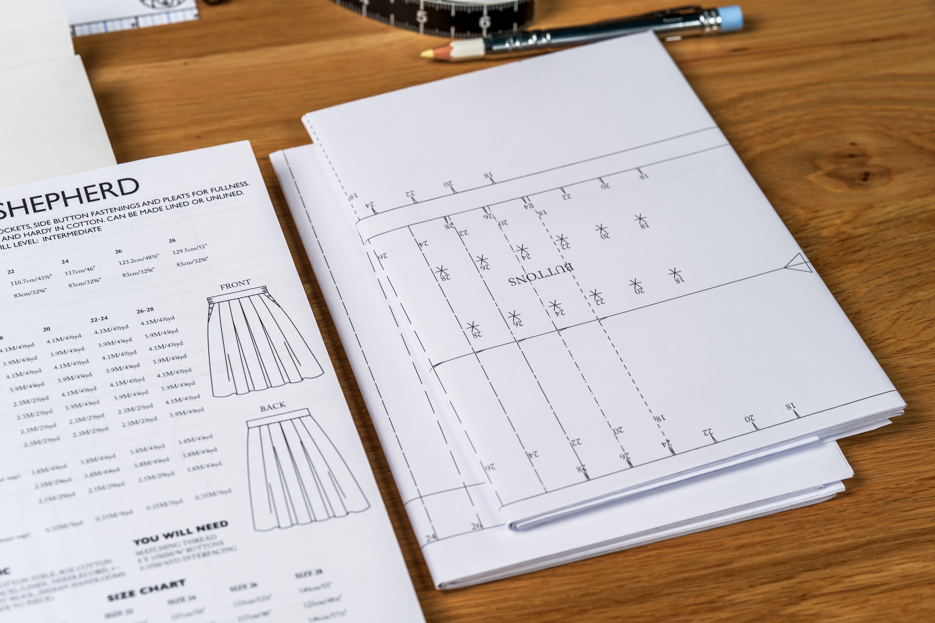 The Shepherd Skirt Sewing Pattern