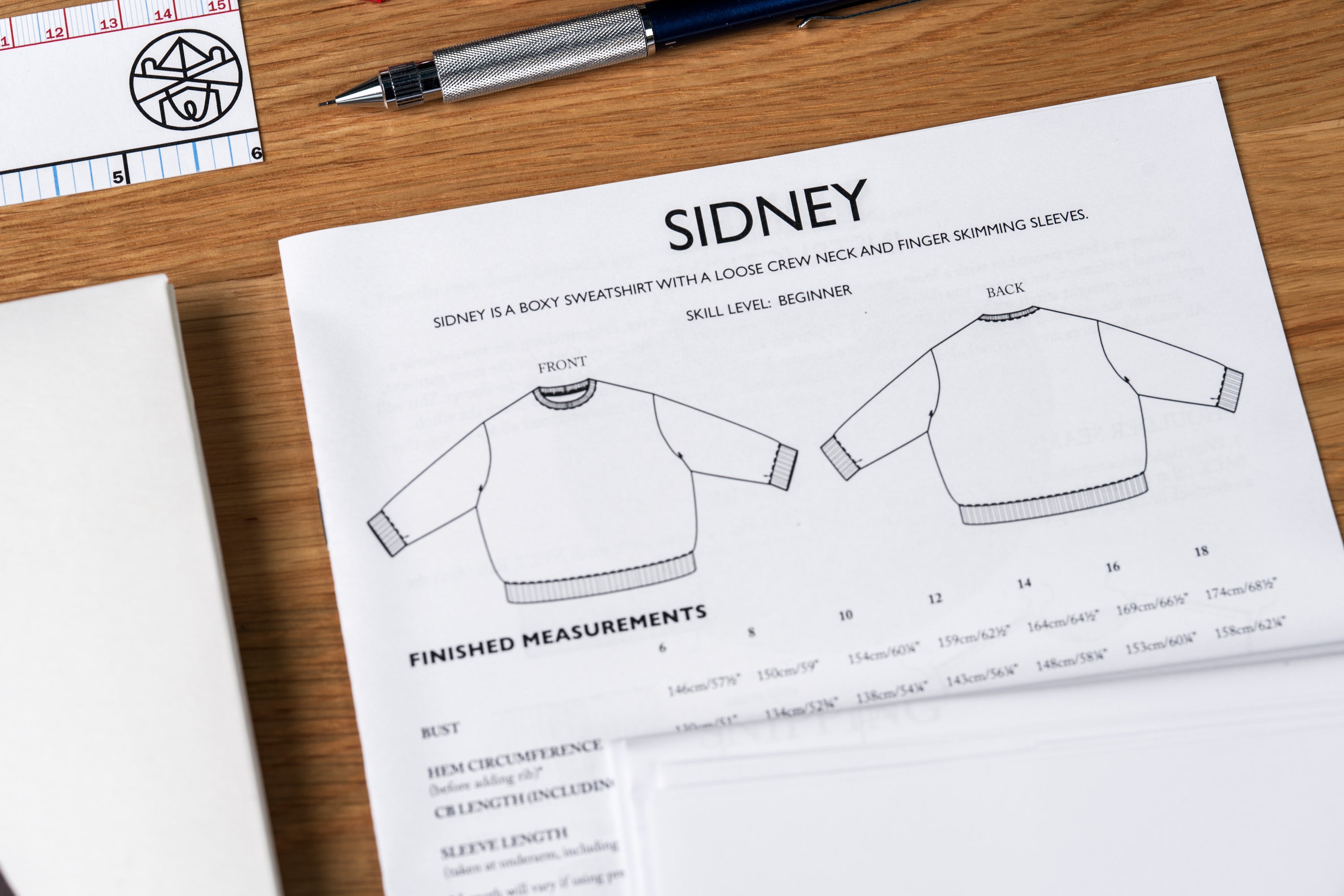 The Sidney Sweatshirt Sewing Pattern