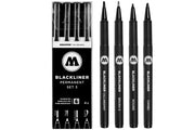 Molotow Blackliner Pigment Pens, Set of 4