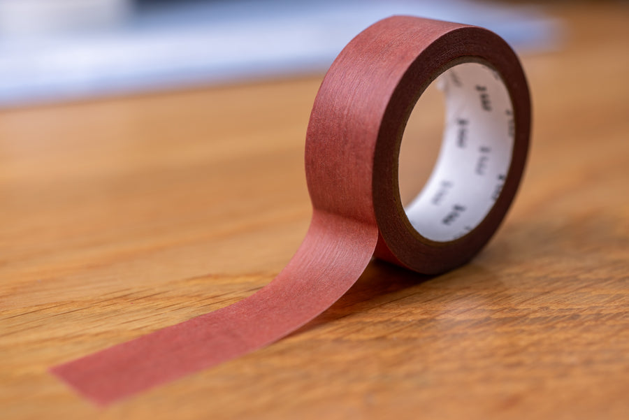 mt Washi Tape, 15 mm, Yellow Grid