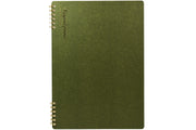 Logical Prime Split-Ring Notebook, Green/Ruled