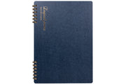 Logical Prime Split-Ring Notebook, Blue/Ruled
