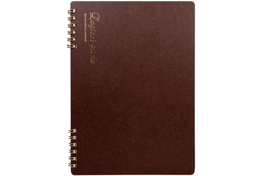Logical Prime Split-Ring Notebook, Chocolate/Dot Grid