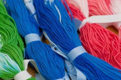 XL Hand-Dyed Sashiko Skein, #205 Blue Horizon