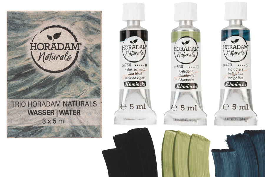 Horadam Naturals Watercolor, 5 mL Water Trio