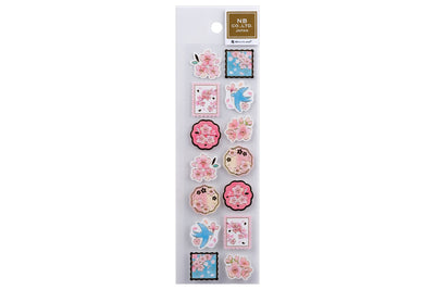 Foil-Stamped Stickers (Cherry Blossom)