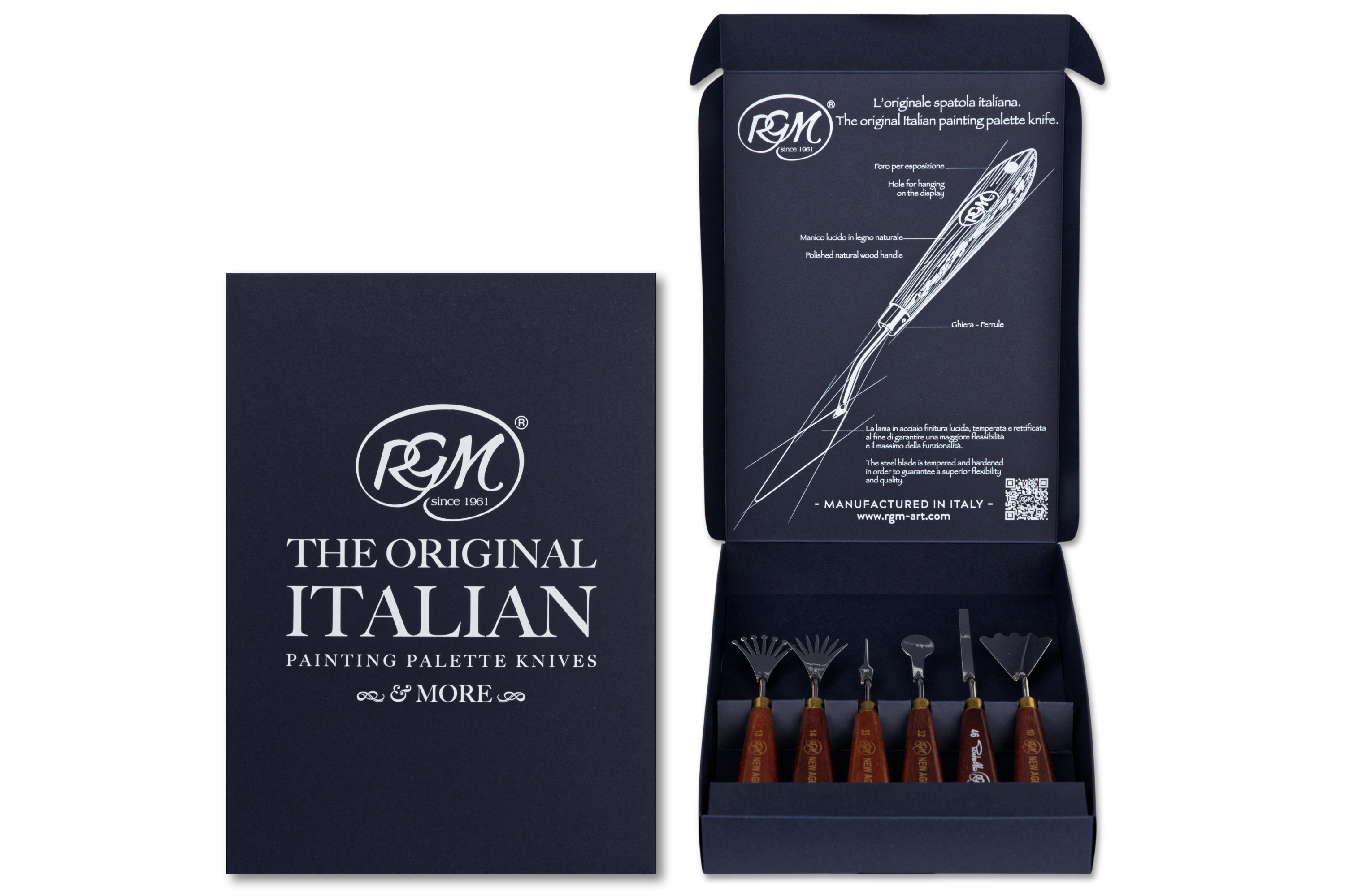 New Age Painting Knives, Set of Six