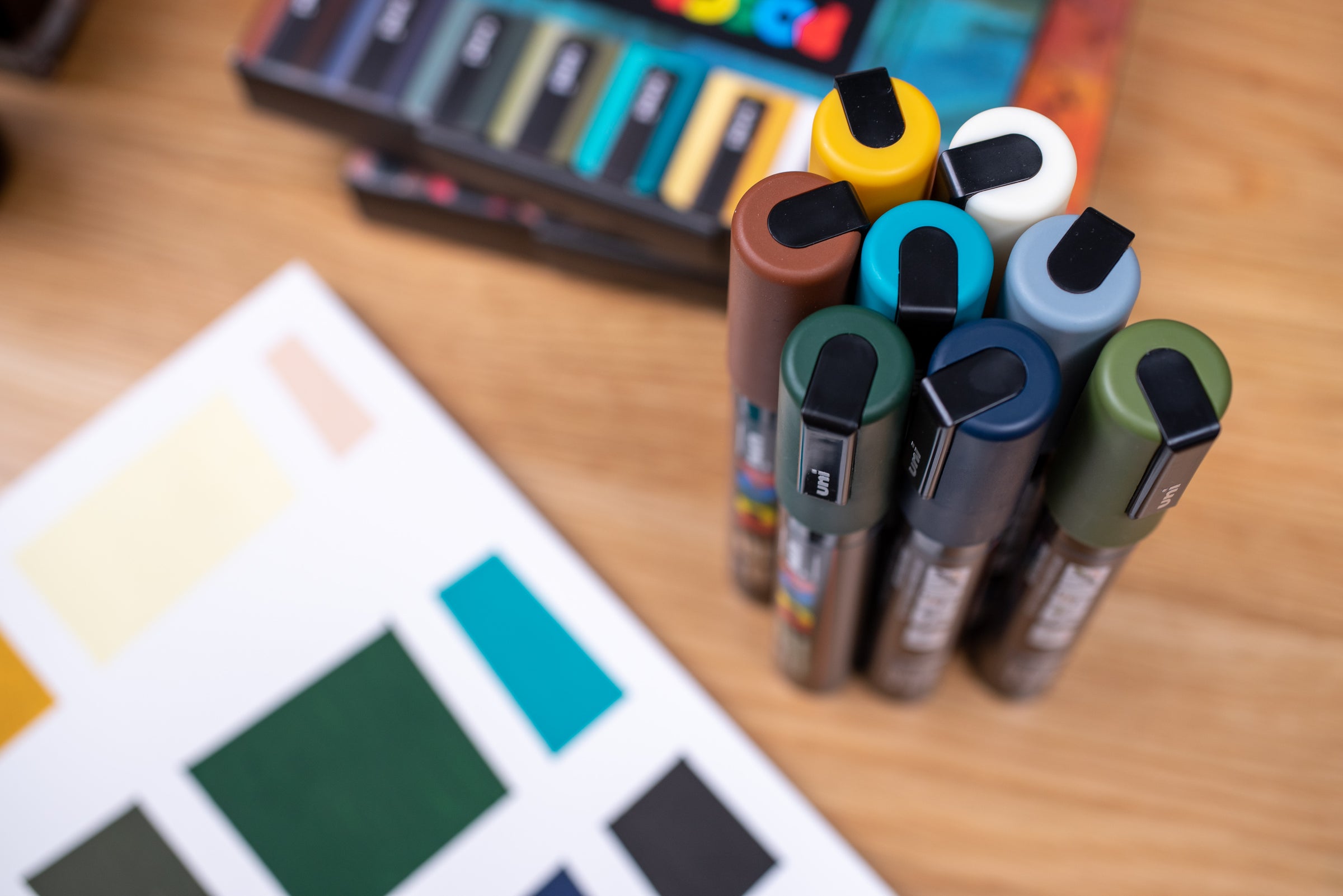 Uni POSCA Paint Markers, Earth Colors Set (PC-5M) – St. Louis Art