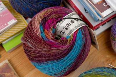 Ito Variegated Wool Yarn, #85 Ichijiku