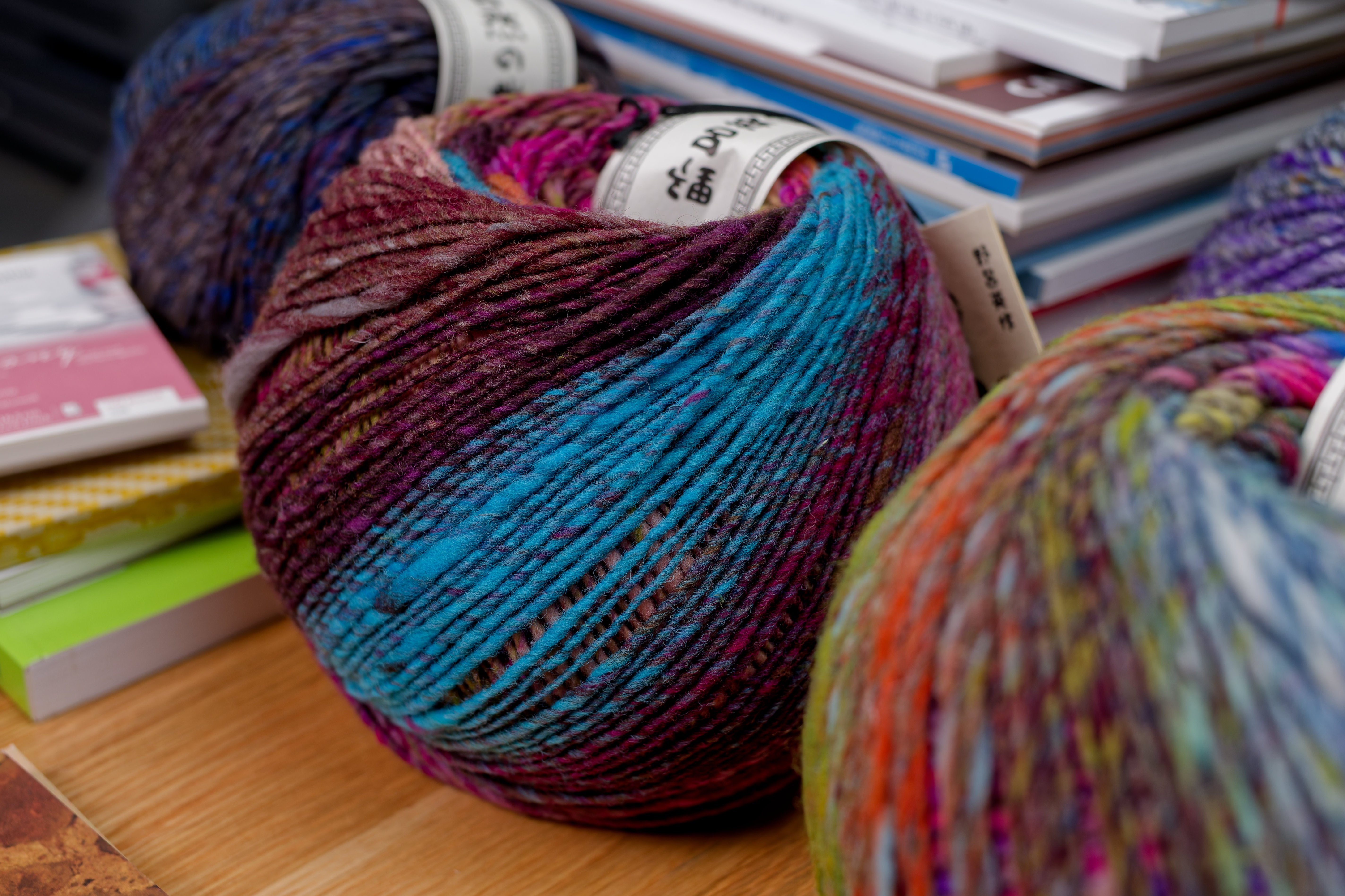 Ito Variegated Wool Yarn, #85 Ichijiku