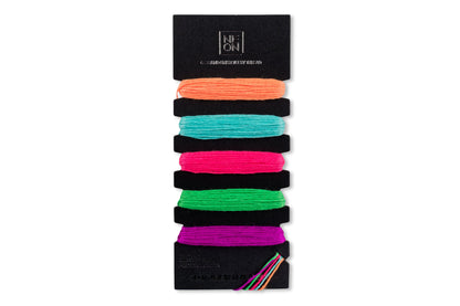 Neon Embroidery Floss, Five-Color Set