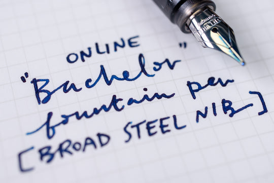 Bachelor Fountain Pen, Black