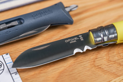 Opinel No. 09 DIY Multifunction Knife, Cool Grey