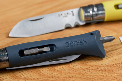 Opinel No. 09 DIY Multifunction Knife, Cool Grey