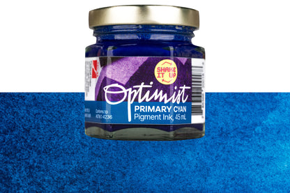 Optimist Pigment Ink, #230 Primary Cyan, 45 mL Inkwell