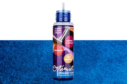 Optimist Pigment Ink, #230 Primary Cyan, 50 mL Precision Bottle