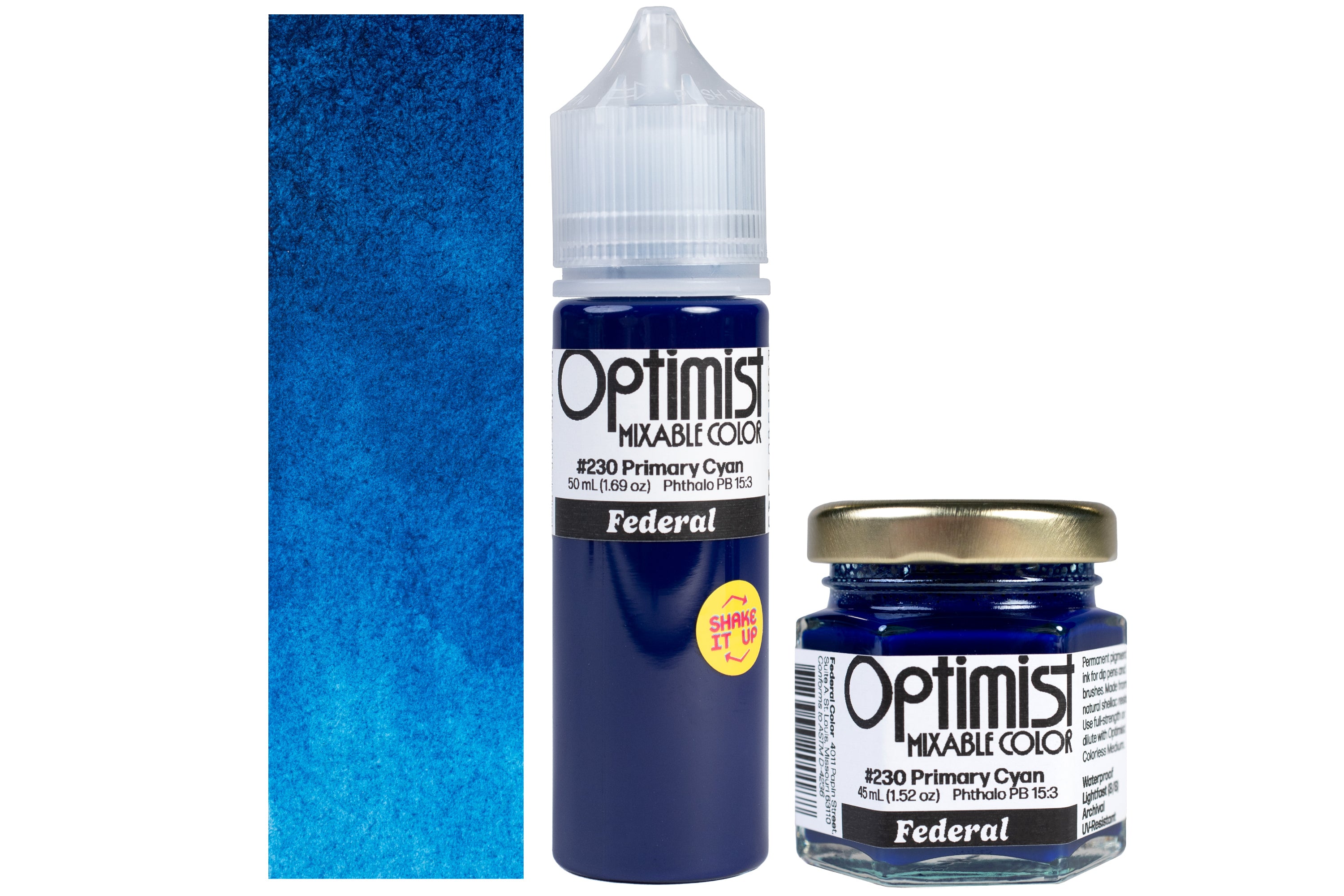 Optimist Mixable Color, #230 Primary Cyan – St. Louis Art Supply