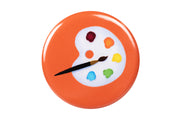 Paint Palette Button, Orange