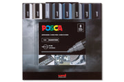 Uni POSCA Paint Markers, Monotone Set (PC-5M)
