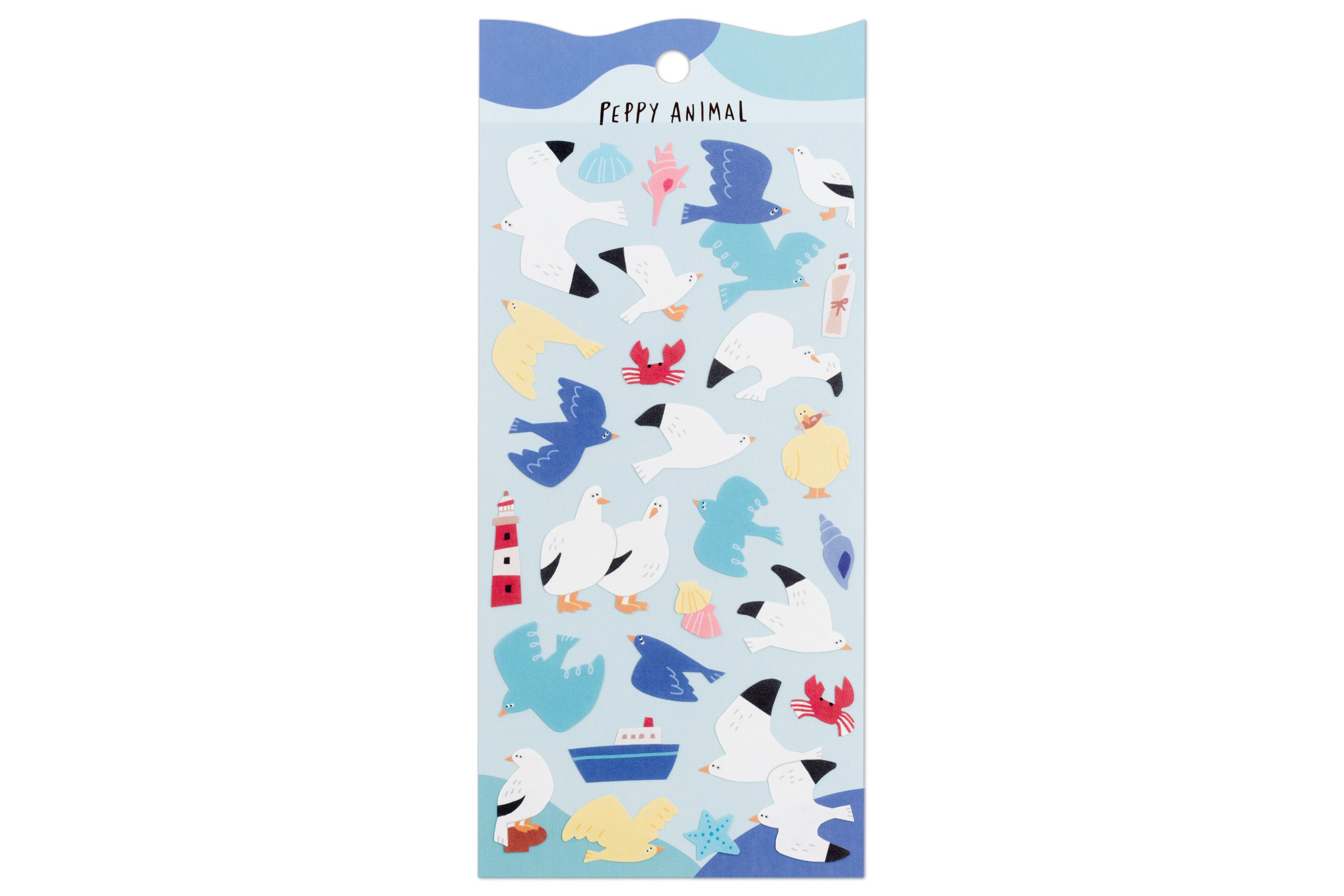 Peppy Animals Sticker Sheet — Sea Birds