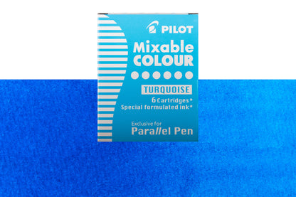 Pilot Mixable Colour Cartridges, Turquoise, Box of 6