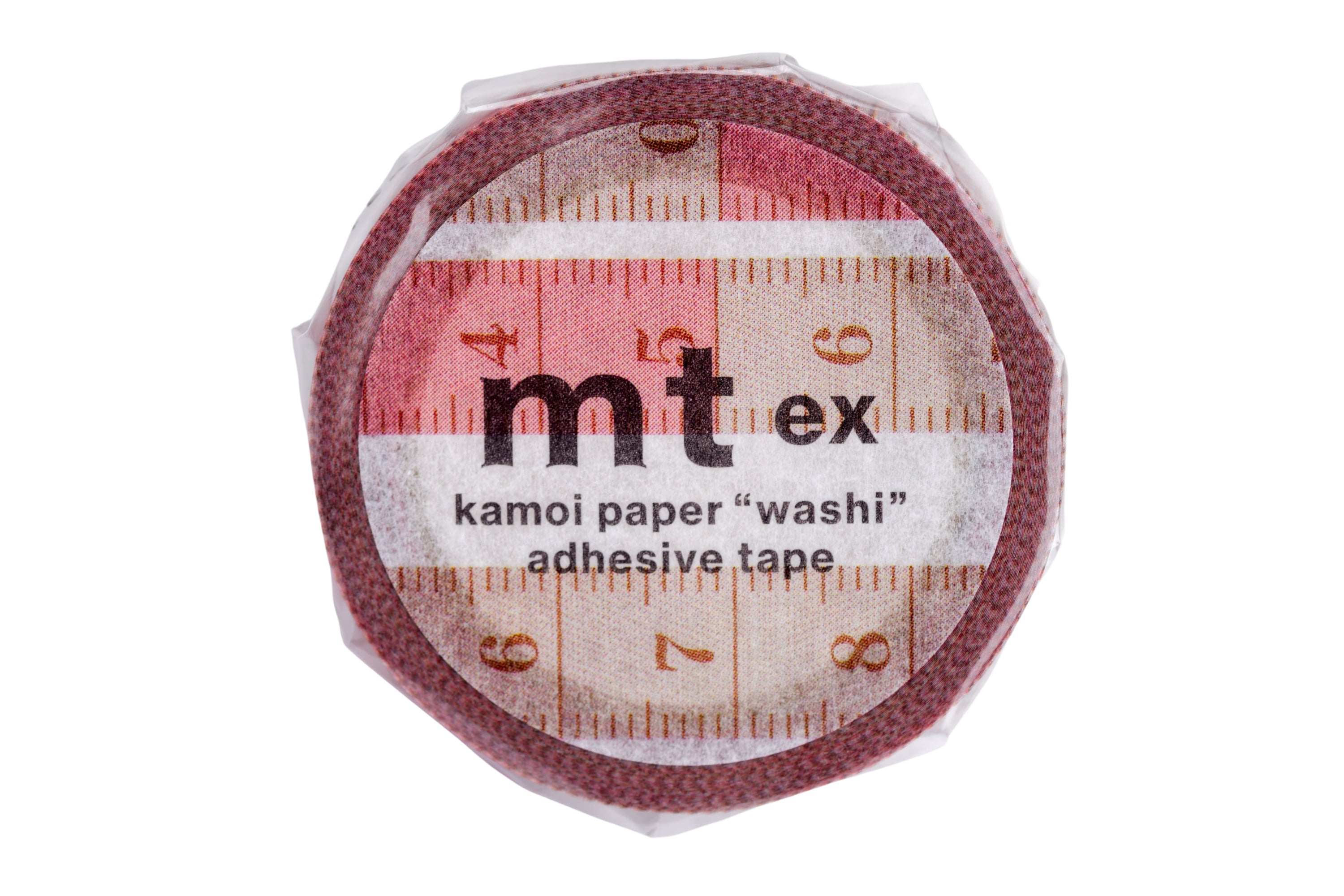 mt Washi Tape, Ruler (Slim Pink)