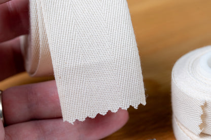 Lightweight Cotton Twill Tape, 1.5" x 10 ft.