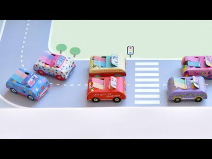 Sticky Tab Dispenser, Green Racecar