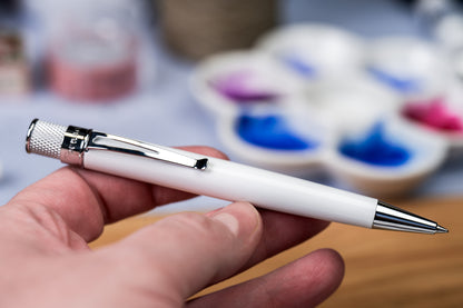 Tornado Rollerball Pen, Glow In The Dark White