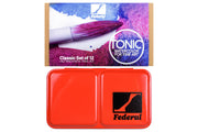 Tonic Watercolor, Classic Set of 12, Red/Black