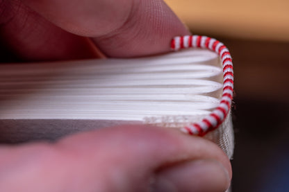 Red Silk Book Headband, 6"