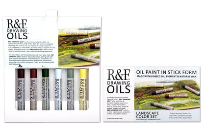 R&F Drawing Oils, Landscape Set of 6