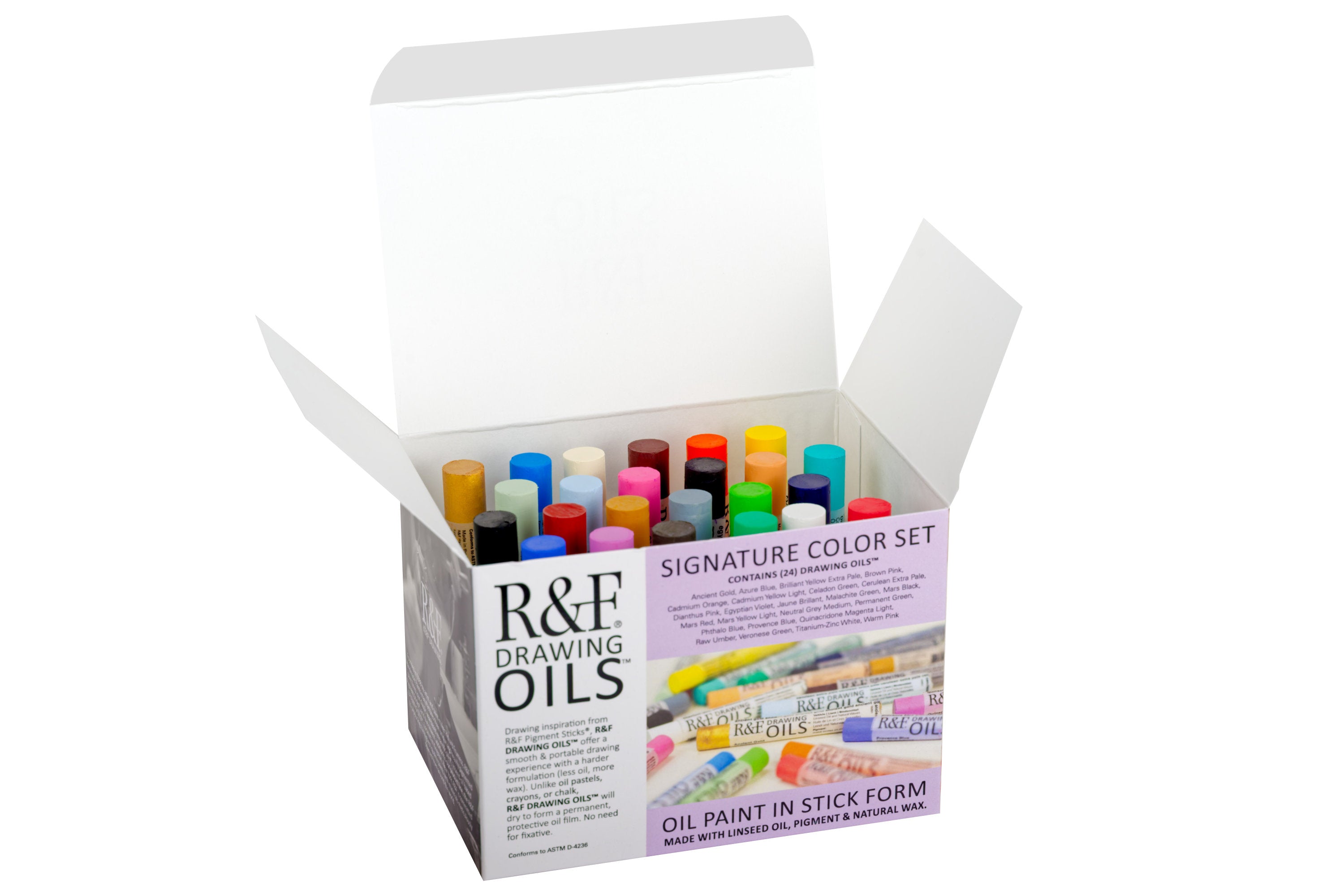 R&F Drawing Oils, Signature Set of 24
