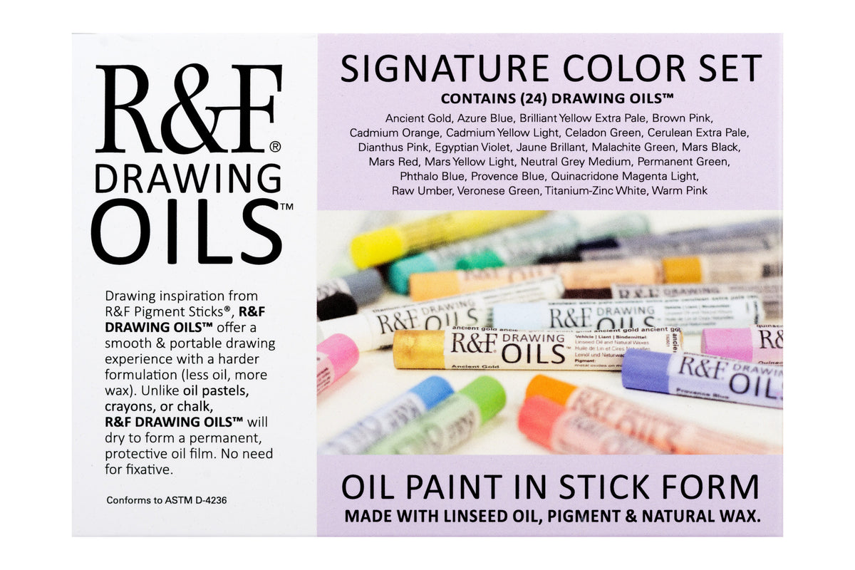 R&F Drawing Oils, Signature Set of 24