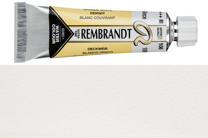 Rembrandt Watercolor, 10 mL, #106 Opaque White