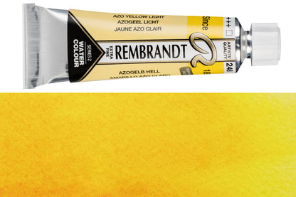 Rembrandt Watercolor, 10 mL, #246 Azo Yellow Light