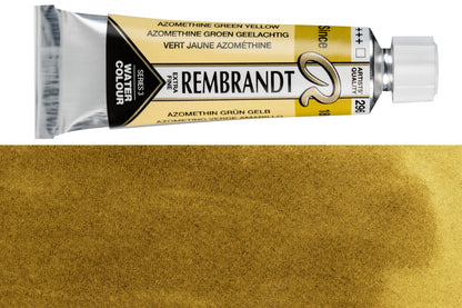 Rembrandt Watercolor, 10 mL, #296 Azo Green Yellow