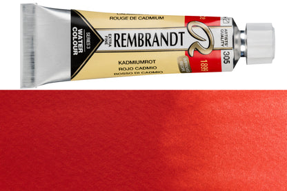 Rembrandt Watercolor, 10 mL, #305 Cadmium Red