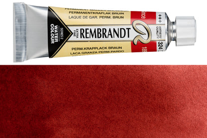 Rembrandt Watercolor, 10 mL, #324 Permanent Madder Brownish